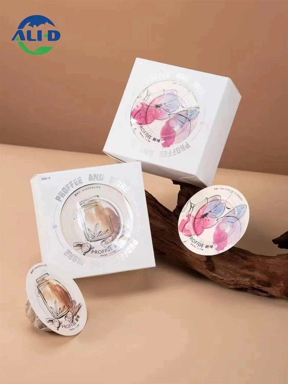 Disc-shaped Hanging Ear Drip Coffee Pouch